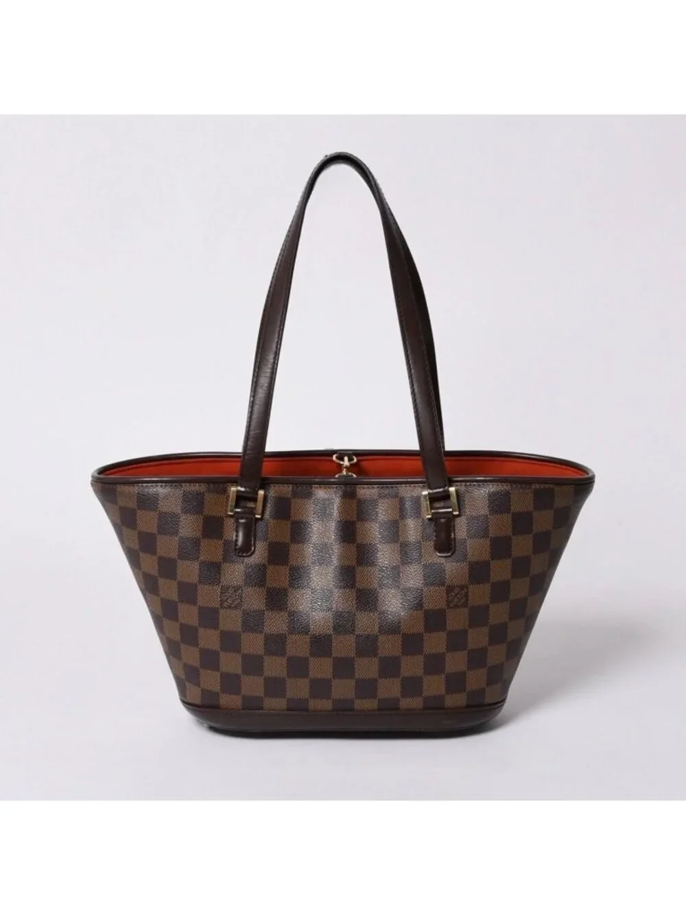 Louis Vuitton Handbag Manosque PM Damier Brown Gold